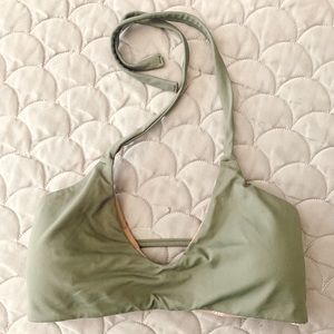 Midori olive bikini top